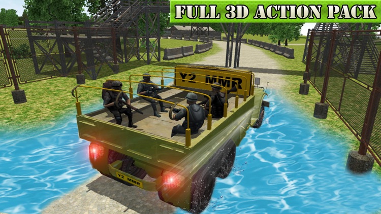 Offroad Military Truck Driver : Army Jeep Driving