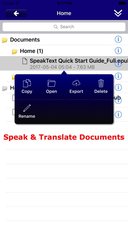 SpeakText for eBook