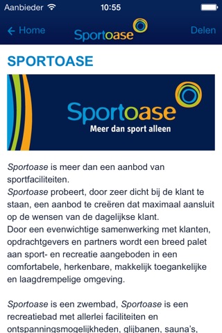 Sportoase NL screenshot 2