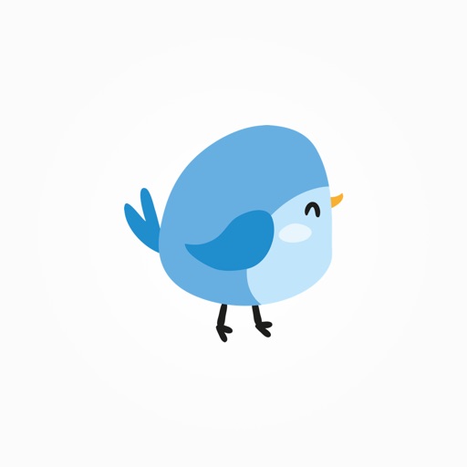 Cute Smiling Birds Stickers icon