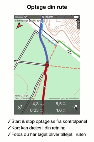 Topo GPS Denmark screenshot 3