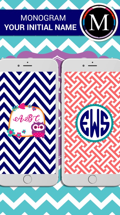 Monogram It! PRO - Wallpapers & Backgrounds Maker