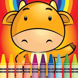Coloring Cute Animal Farm fun doodling book
