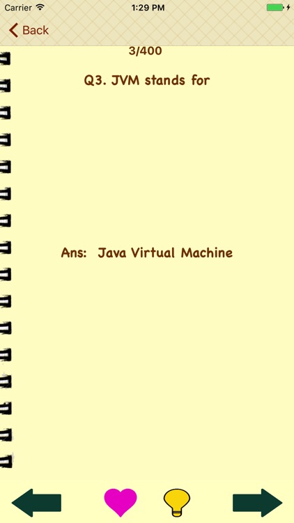 Learn Java with Flashcards