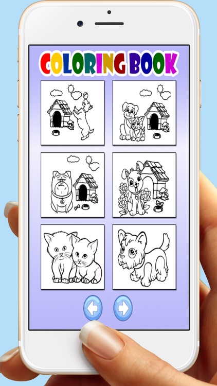 Pets Coloring Book Games For Kids screenshot-3