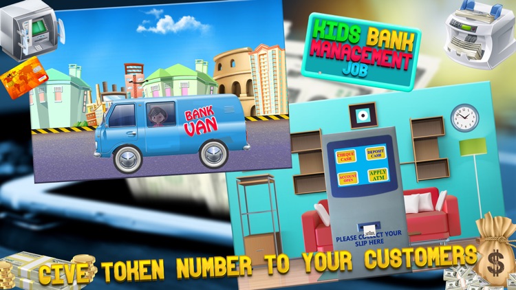 Kids Bank Management Job – Cashier Game