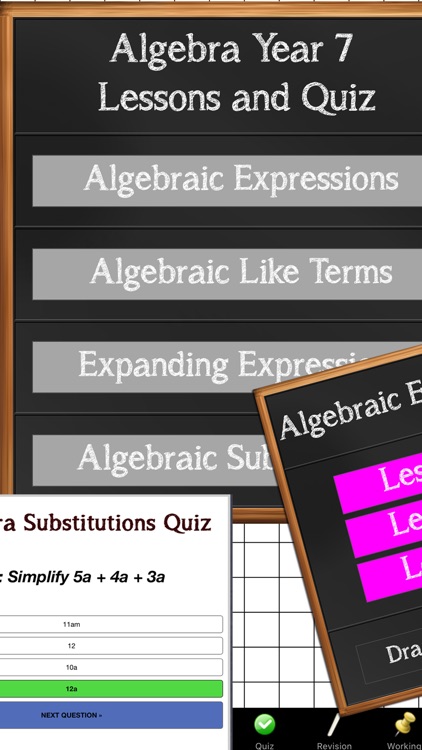 Algebra Year 7 Maths