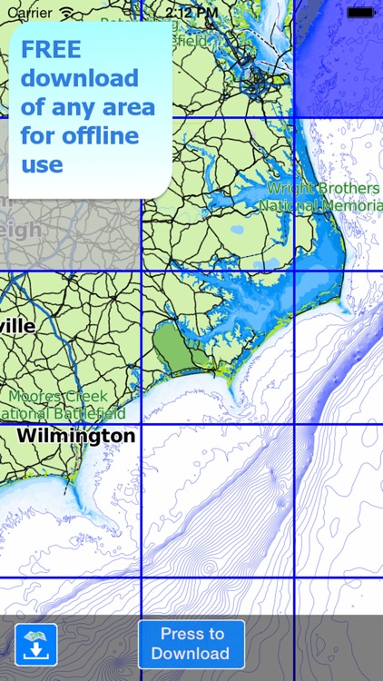 Aqua Map Virginia to Georgia - GPS Nautical Charts screenshot-4