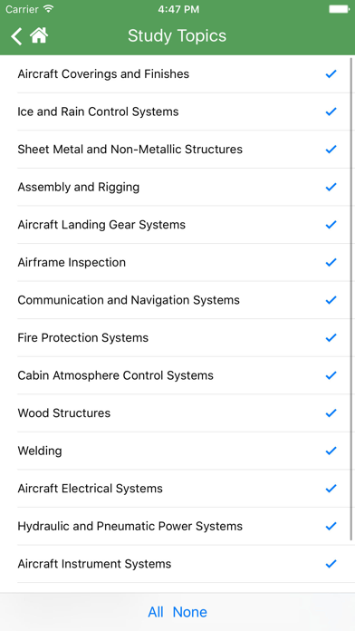 How to cancel & delete 2017 FAA Test Prep - Aviation Mechanic Airframe from iphone & ipad 4