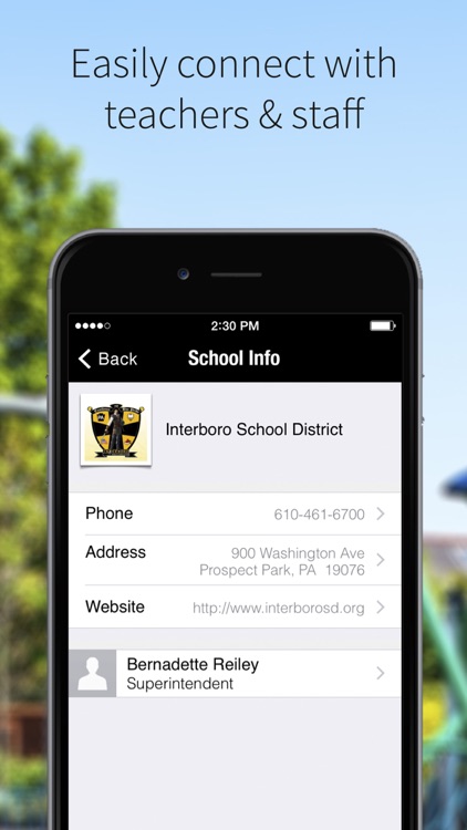 Interboro School District Mobile App