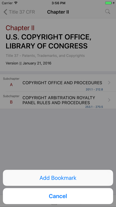 How to cancel & delete 37 CFR - Patents, Trademarks, and Copyrights (Law) from iphone & ipad 3