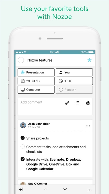 Nozbe: Tasks, Projects & Team Productivity screenshot-3