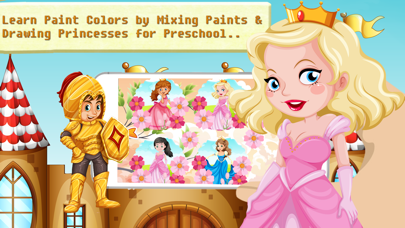 How to cancel & delete Princess Color Page 2 - Paint magic coloring book from iphone & ipad 3