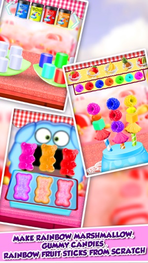 Sweet Gummy Candy Maker Chef! Rainbow Food Fair(圖2)-速報App