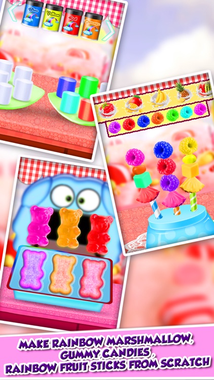 Sweet Gummy Candy Maker Chef! Rainbow Food Fair