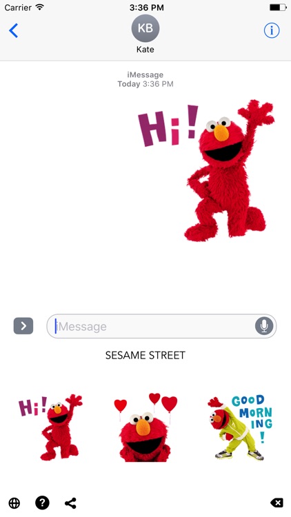 Sesame Street Sticker App screenshot-3