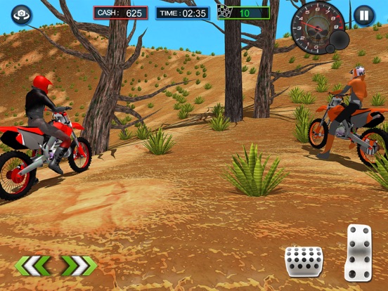 速い砂漠のバイクのライバル：Crazy Uphill Driverのおすすめ画像3