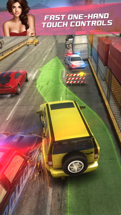 Highway Getaway: Police Chase - Car Racing Game