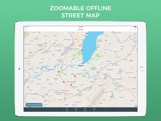 Geneva Travel Guide with Offline Street Map screenshot 3