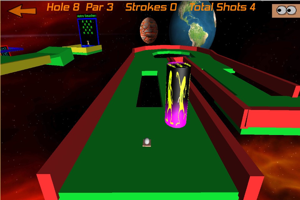 Crazy Golf In Space screenshot 2