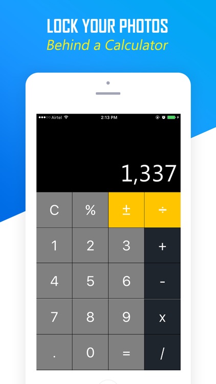 Photo Calculator Vault - Hide & Lock Private Photo