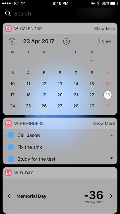 Widget Calendar screenshot-0