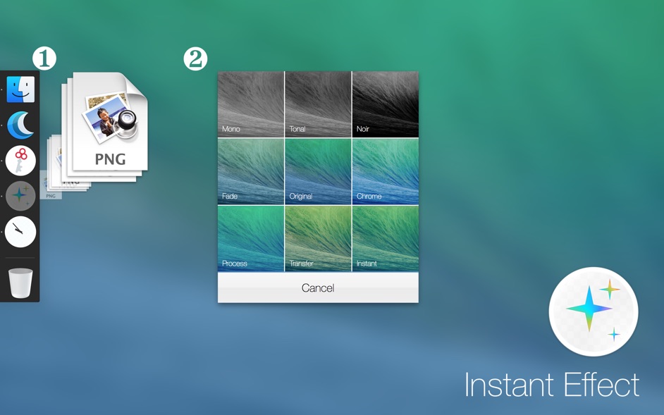 Instant Effects for Mac 1.1.1 破解版 – 超简洁的图片效果实用工具