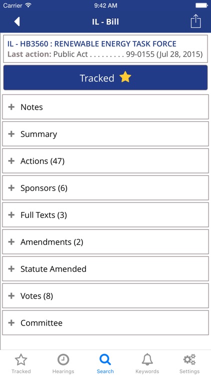 TrackBill: Congress & State Government Legislation