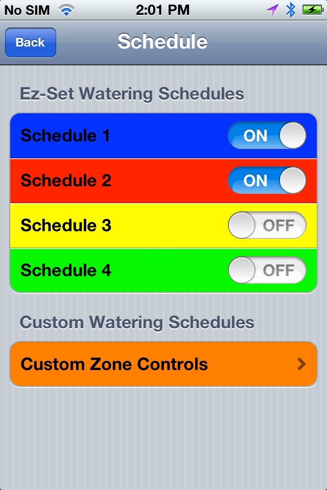 iWater Wizard Irrigation Controller screenshot 3