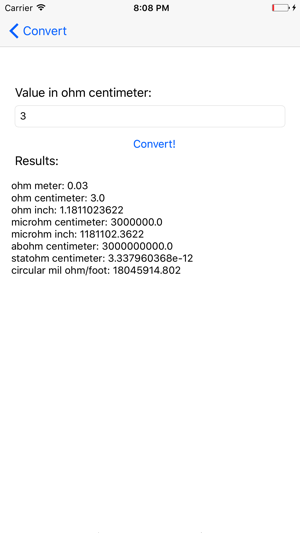 Electric resistivity converter(圖3)-速報App