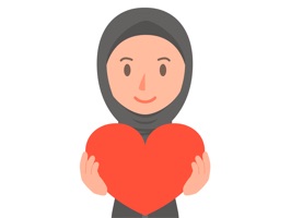 Muslimoji woman is a unique stickers Oriental girls