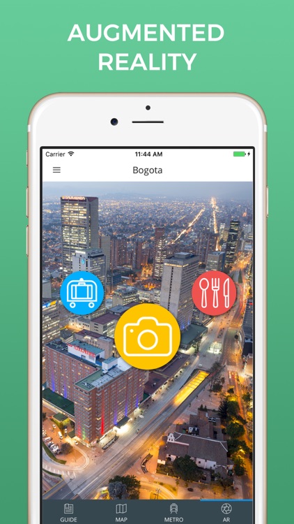 Bogota Travel Guide with Offline Street Map