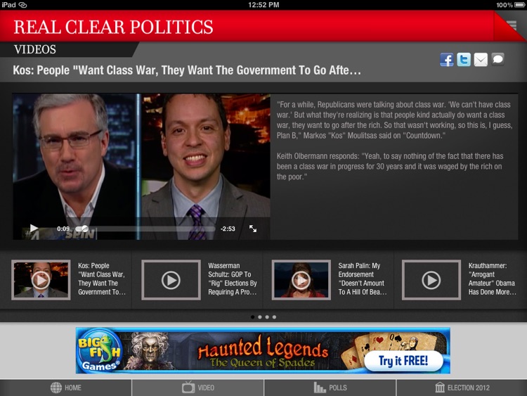 Real Clear Politics for iPad screenshot-3