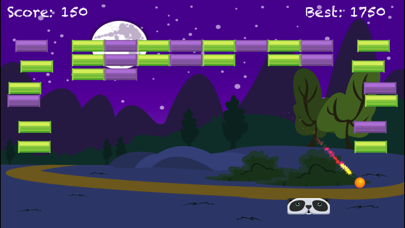 Hungry Panda Pong: Bamboo Breaker Fun Game screenshot 2