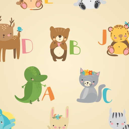 Cute Animals Alphabet Stickers icon