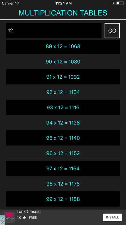 Multiplication Table+ by Afraz Siddiqui