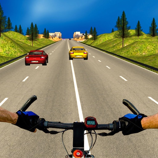 Bicycle Rider Traffic Racer 17 Icon