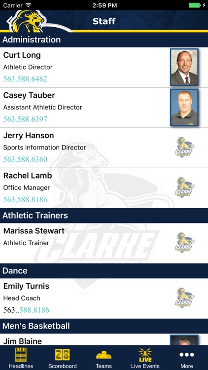 Clarke University Athletics screenshot-4