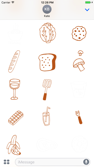 Animated Cute Food Stickers(圖3)-速報App