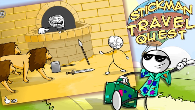 Stickman Travel Quest - Puzzle Adventure