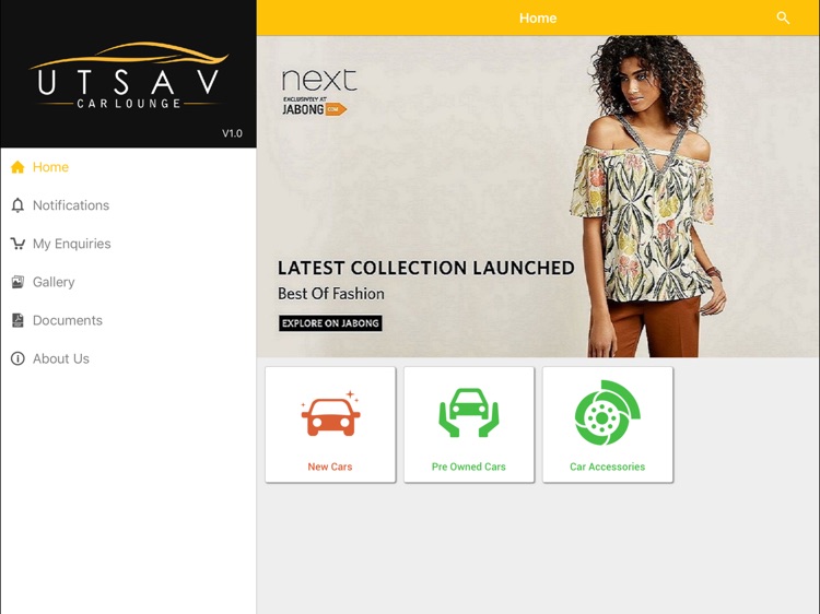 Utsav Car Lounge for iPad