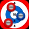 New Age Kurling is an accessible game for two players, which can be played by touching the screen or using switch input