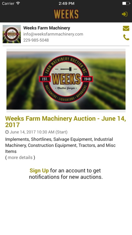 Weeks Farm Machinery