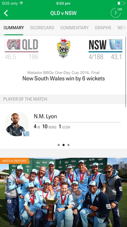 Cricket Australia Live: The Official App