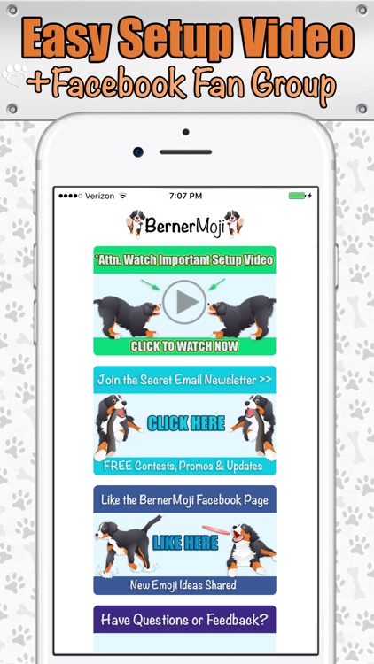 BernerMoji - Bernese Mountain Dog (Berner) Emojis screenshot-4