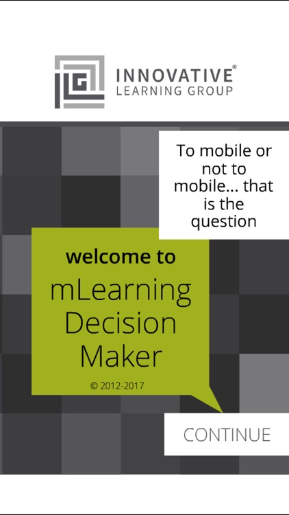 mLearning Decision Maker