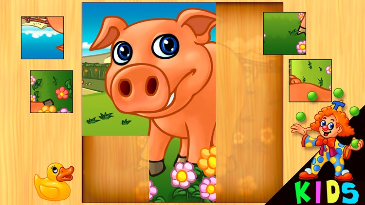 Animal Babies Puzzle for Kids screenshot-3