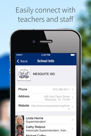 Mesquite ISD screenshot 2