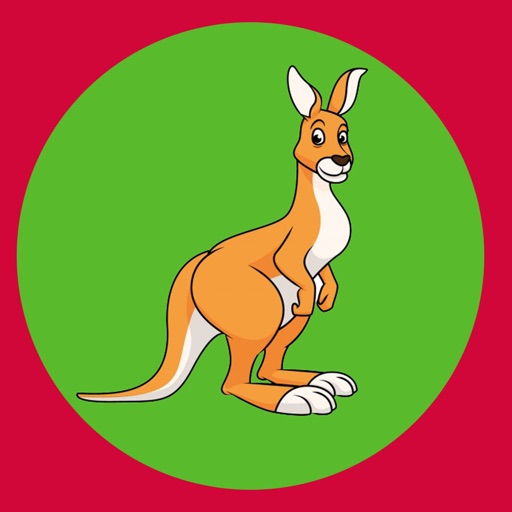 Animal Cartoon Coloring Pages Kangaroo Drawing