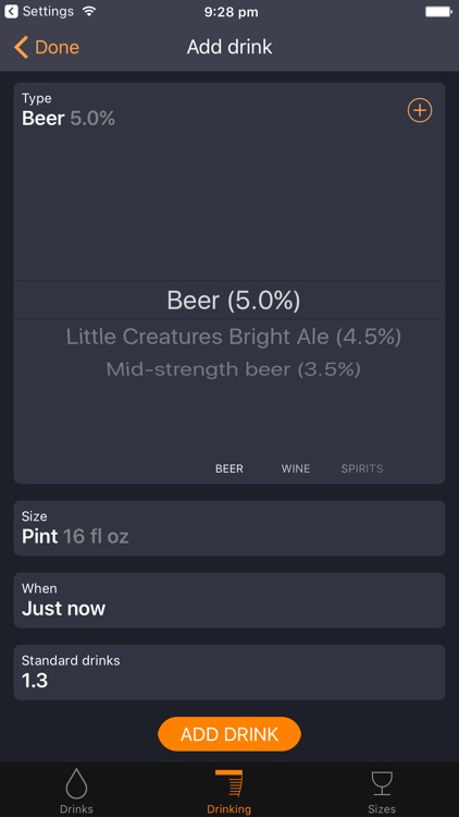 RationAle – Drink Tracking Assistant